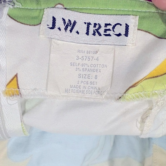 J.W. Treci Vintage Floral 70’s Jacket and Haltered Midi Dress Women’s Size 8 - Picture 8 of 9